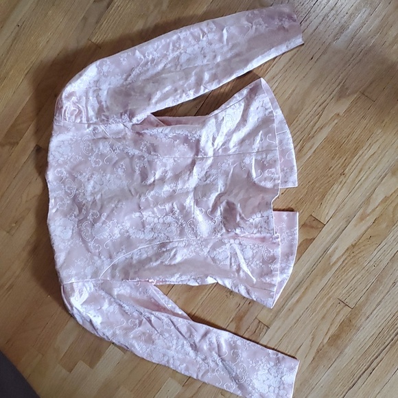 Vintage 80s pink fancy top - Picture 4 of 4